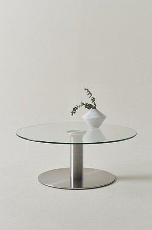 Jotex - Sofabord Ø 90 Cm Klart glas - DORNO - Køb Sofabord hos Jotex