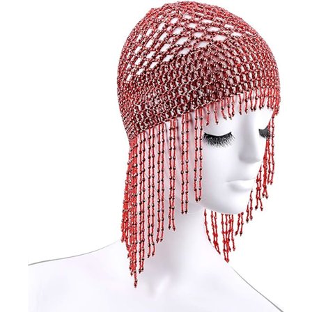 Handgjord Exotisk Cleopatra Magdans Beaded Cap Huvudbonad H,ZQKLA