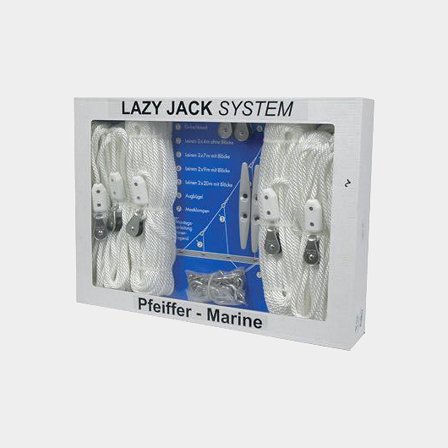 Lazy jacks / system lazyjack Pfeiffer Marine System 2, pasuje do łodzi do 12 metrów (40 stóp) - Jachtowa