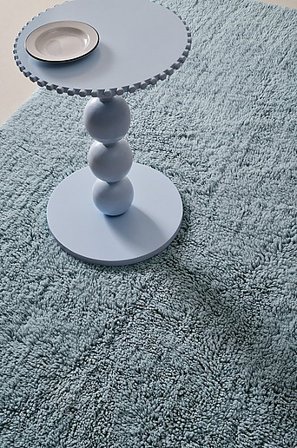 Jotex - Wollen Vloerkleed Lichtblauw Lichtblauw - EZBET - Koop Wollen vloerkleden bij Jotex