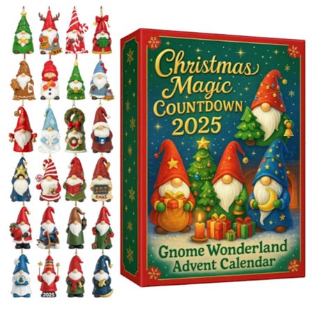 Moderne Julegnomer Adventspakke Effektiv Akryl Overraskelsesdekorasjoner for Kontor og Hjem