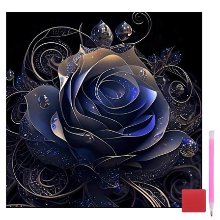 Blomster Diamant Kunst Sæt til Voksne, Rose Diamant Maleri Sæt, Diamant Kunst Malerier Sæt, Ædelsten Maleri Mal efter Diamanter Krystal Kunst Hjem 