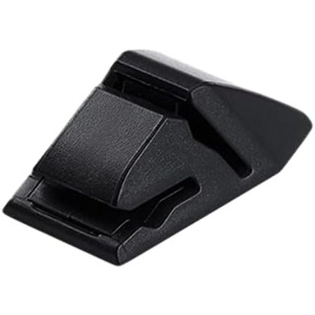 6 stk. Multifunktionel kortholder til bil, ID-klip, instrumentbræt, dør, klæbende clips, sort bilstyling, bilorganisation