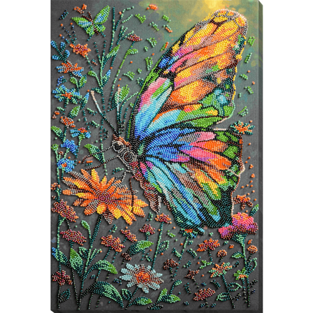 Broderikit med pärlor Abris Art "Sommarens nyanser" 26x39cm