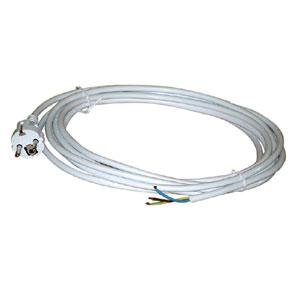 Goobay Uisoleret ledning Strøm CEE 7/7 (male) Hvid 2m