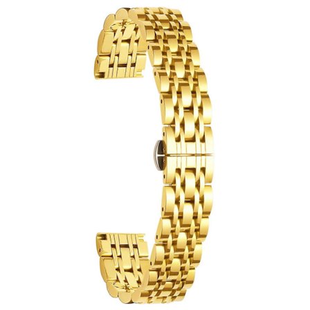 For Garmin Lily 2 Klokkereim 7-Perler 14mm Erstatningsreim i Rustfritt Stål