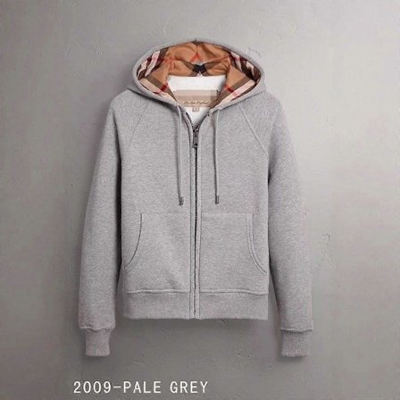 Høykvalitets Original Enkel Hettegenser Britisk Stil Hettegenser Herre Dame Pullover Damejakke Full Cardigan Glidelås Kappe Sølvgrå{EFY}