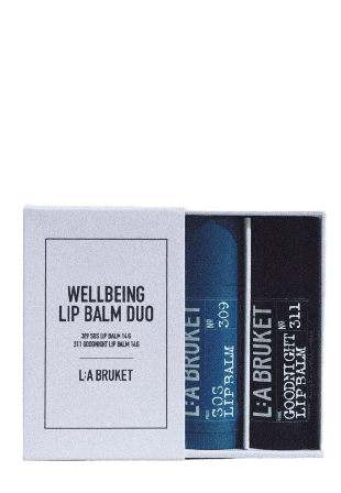 L:a Bruket 324 Wellbeing Läppbalsam Duo Läppvård Unisex 28G