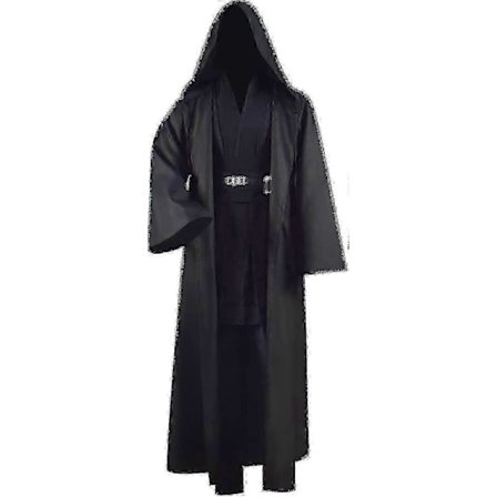Voksen Tunika Kostyme For Jedi Antrekk Skywalker Halloween Cosplay Kostyme Hette Kappe Kappe Komplett Sett Uniform Tre Versjoner-lingling}