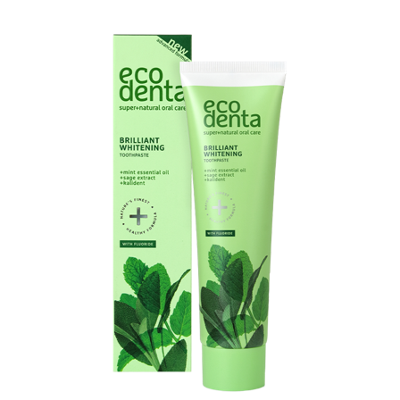 Ecodenta Brilliant Whitening Tannkrem 100 ml