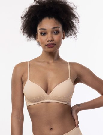 Dorina Fili/Lace-2Pp Light Padded Soft Bra - Beige - C x 85