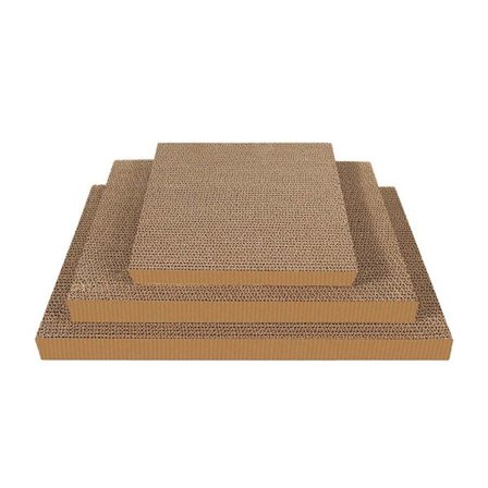 Kradsebræt af bølgepap til katte - DIY Kradsepude til klopleje og afhjælpning af kedsomhed L