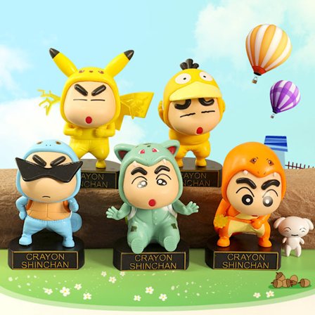 5 sorters handgjorda tecknade leksaker, tecknade leksaker, tecknade leksaker