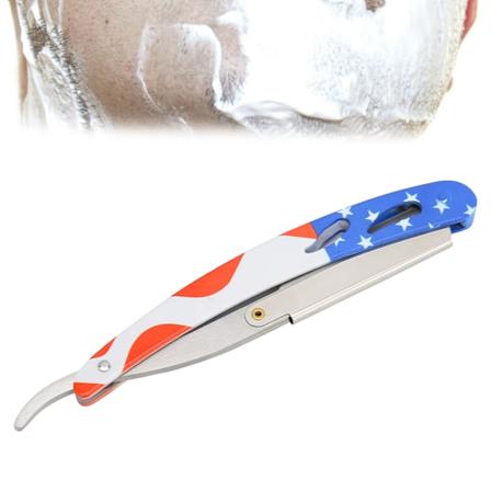 Barber Straight Razor Holder i Rustfrit Stål til Skæg- og Øjenbrynstrimning - Manuel Razor Holder