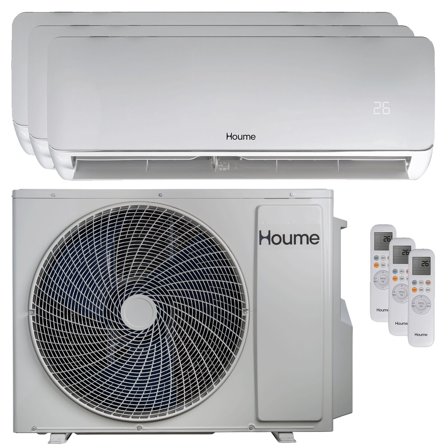 Condizionatore Houme Elèa Flow trial split 9000+9000+12000 BTU R32 inverter A++ WiFi unità esterna 7,9 kW
