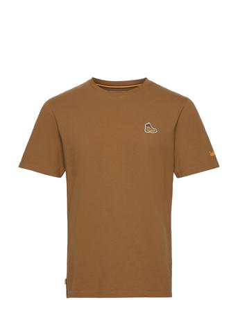 Boot Logo Tee Brown Timberland