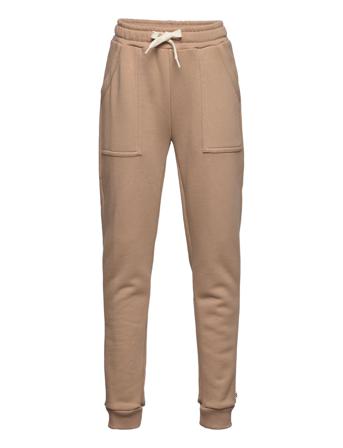Sweat Pocket Pants Collegehousut Olohousut Beige Müsli By Green Cotton