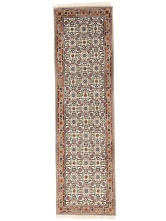 Bidjar Indisch Teppich 71X250 Läufer Braun/Orange Wolle, Indien