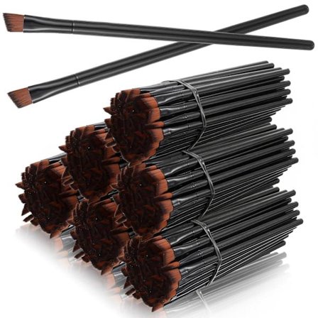 300 KPL Kulmakarvojen kertakäyttöisiä kulmasiveltimiä, irtotavarana kulmakarvojen värjäyssiveltimiä, luomiväri- ja eyeliner-sivellin, 