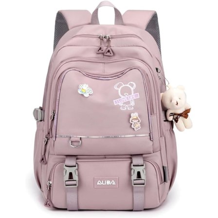 Lightweight Backpack with Back Support, School Bag for Elementary School Students, Children's Backpack with Hanging Needle, Suitable for Home, Travel,