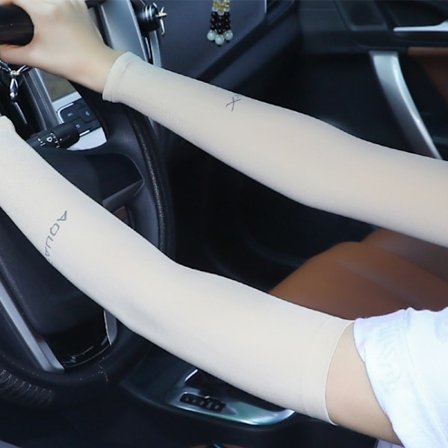 Ice Silk Solbeskyttelsesarmbetræk Unisex albuebetræk udendørs C