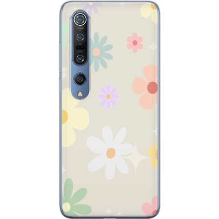 Mobilskal till Xiaomi Mi 10 Pro 5G med fejdande blommor