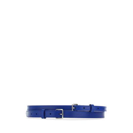 Alexander Mcqueen - Skärp - Blå - Dam - Storlek: 85 Cm, Dam, Storlek: 85 CM