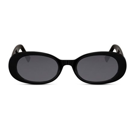 Sorte solbriller med sort linse