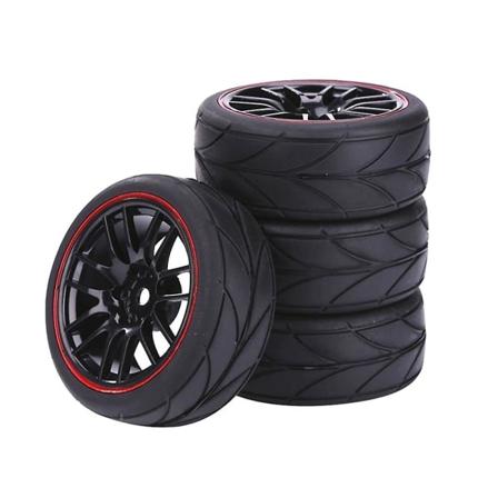 1/10 Rc-autojen renkaat maantieajoon Touring-auton rengaspyörä Tt01 Tt02 Xv01 Ta06 Ptg-2 Wr8 A