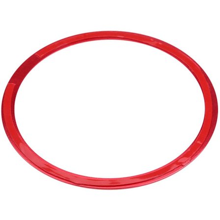 Aluminiumlegering Bilratt Ring Cover Trim för Audi A1 A3 A4 A5 A6 Q3 Q5 Röd