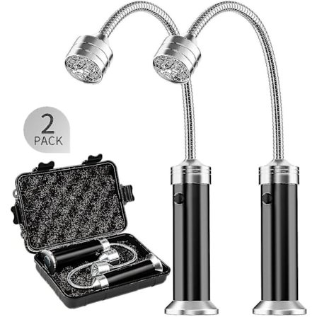 Grillinvalo, Magneettinen Grillinvalo, BBQ-Valosarja, BBQ-Tarvikkeet, Paristokäyttöinen, (Musta)