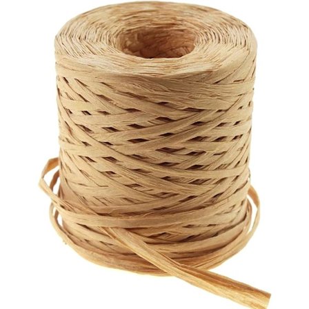 Raffia papper hantverk band förpackningspapper snöre