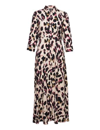 Savanna Ls Long Shirt Dress S. Noos Patterned YAS