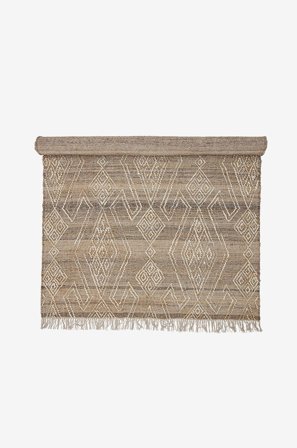 Bloomingville - Jutematta Rupen - Natur - Jute- & sisalmattor - 150X215 - Från Homeroom