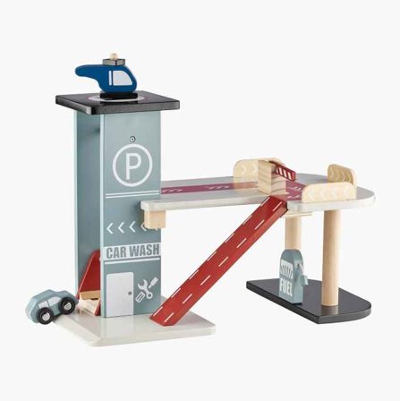 Parkeringsgarage i trä