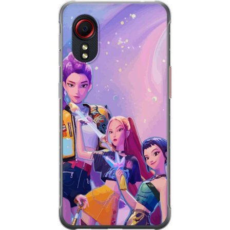 Kompatibel Mobilcover til Samsung Galaxy Xcover 5 Futuristiske pop-divaer i neonfarver med magiske detaljer mod en drømmende galaksebaggrund