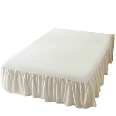 Sängkappa/dagsbäddsöverdrag med volanger, 180*200 cm, kapphöjd 43 cm