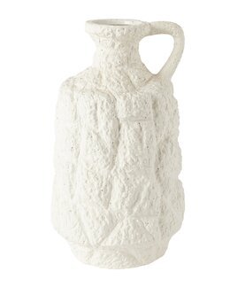 Vase Lowanna med hank Creme