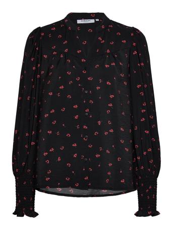 Mschvinaya Ladonna Shirt Aop Black MSCH Copenhagen