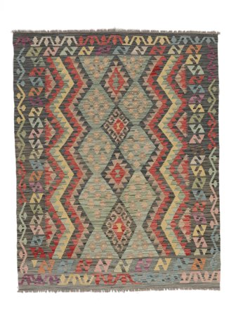 Tribal Petit Kilim Afghan Old Style Tapis 153X189 Laine
