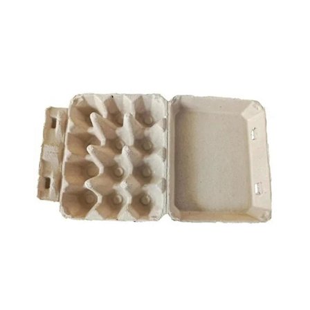 30 st Vintage Tomma Äggkartonger - Klassisk 3x4 Stil Rymmer 12 Ägg, Robust Design Tillverkad av Återvunnet Material