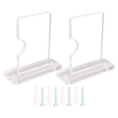 Akryl fiskestang vægbeslag stabil støtte justerbar akryl fiskestang vandret beslag til vandrestave