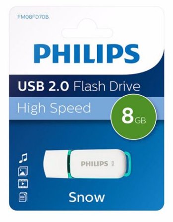 Philips FM08FD70B Snow edition 2.0 - USB-flashstasjon - 8 GB
