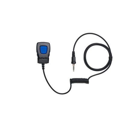 Lafayette Transmitter Button Long Cable 3.5mm 4-pin tillbehör jaktradio Black OneSize