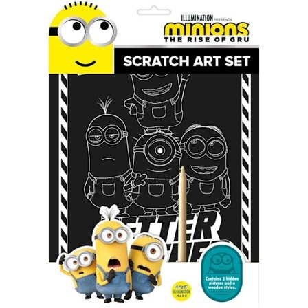 Minions kreativt pakke med scratch minions