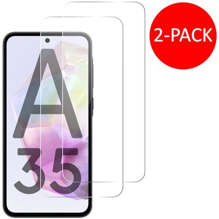 2-pak Samsung Galaxy A35 Skærmbeskytter Hærdet Glas Premium