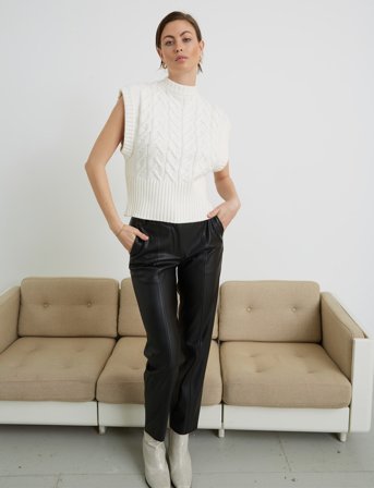 Bruuns Bazaar Veganibbdagga Pants - Black - XL/42