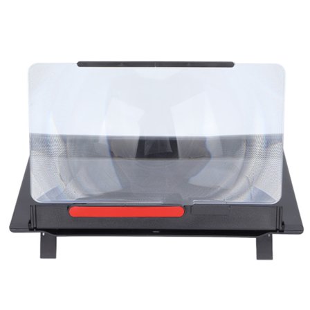 12-pakning 3D HD Telefonskjermforstørrer Sammenleggbart stativ Horisontal Vertikal Skjermforsterker for Filmer Videospill