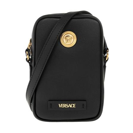 Versace Medusa Mini shoulder Taske Sort, Herre Skuldertasker, Størrelse: ONE Size