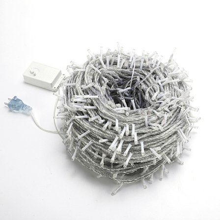 Utomhus- och inomhusljusgirlang, 100M 600 LED Granljusgirlang